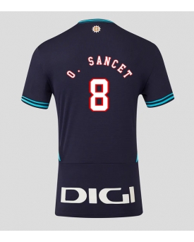 Athletic Bilbao Oihan Sancet #8 Maglia Gara Trasferta Repliche 2025-26 Maniche Corte